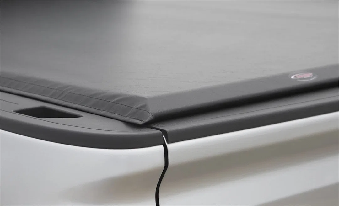 42459 – ACCESS Tonneau Cover, Soft Roll-Up Hook And Loop Low Profile Black Vinyl Lockable Using Tail - view 3